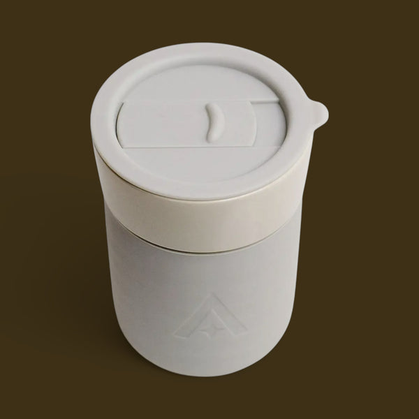 Stone Ceramic Travel Mug With Lid