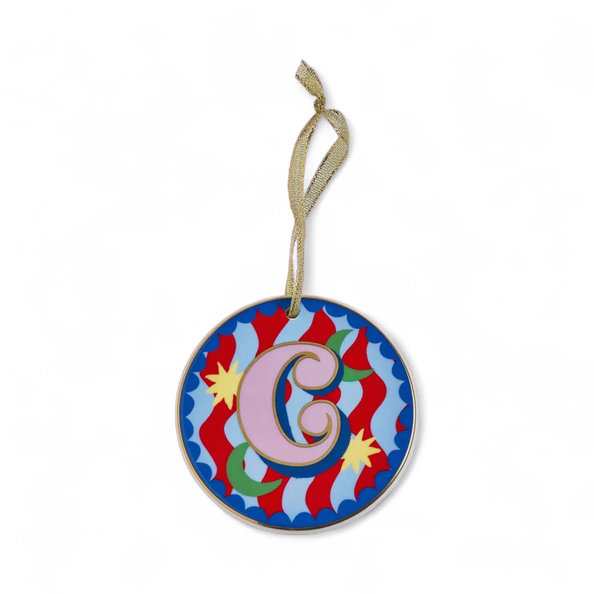 C - Ceramic Alphabet Bauble