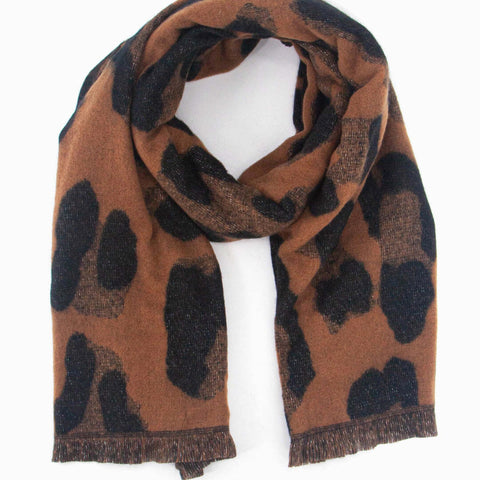 Leopard Cosy Sparkle Scarf