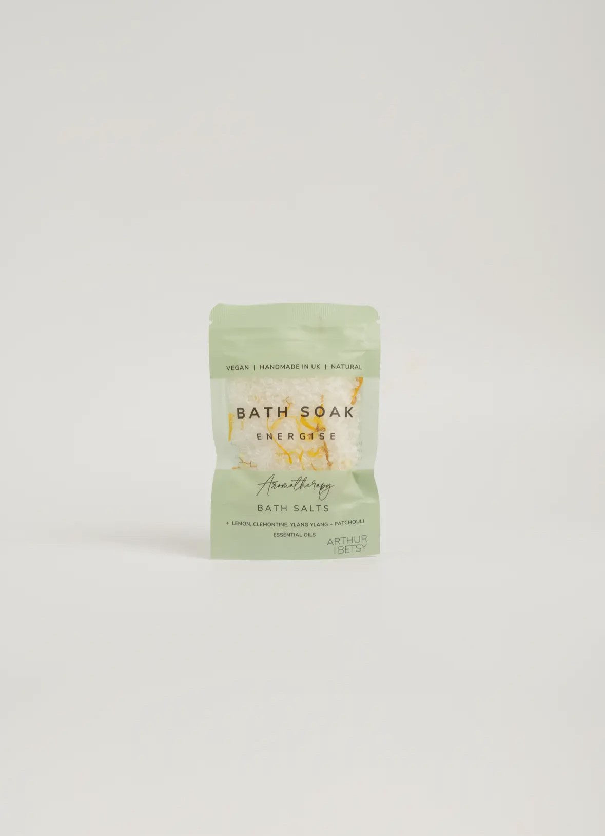 'Energise' Aromatherapy Bath Salts Pouch