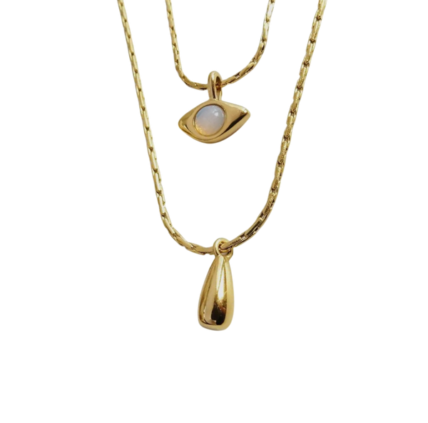 Layered Eye Necklace