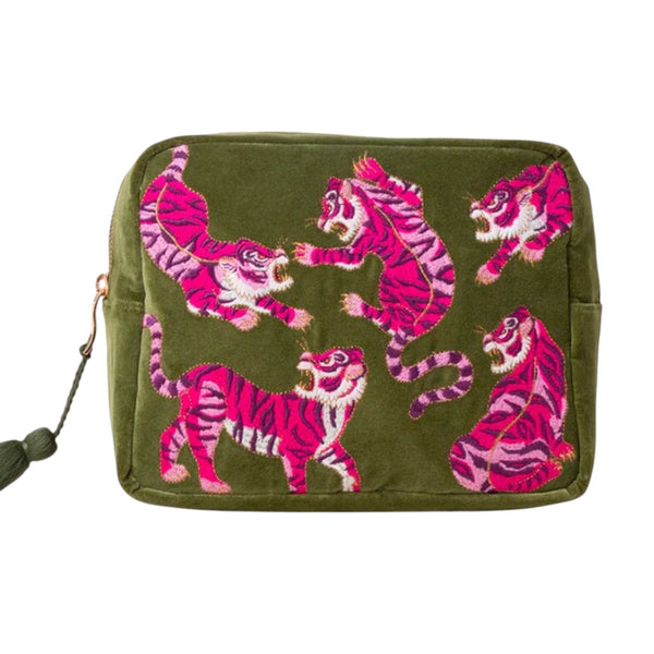 Wild Tiger Wash Bag