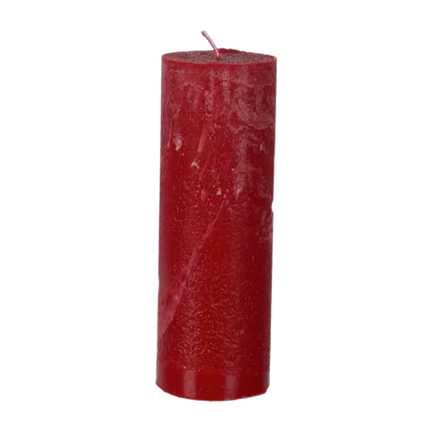 Red 7 x 20 cm Pillar Candle