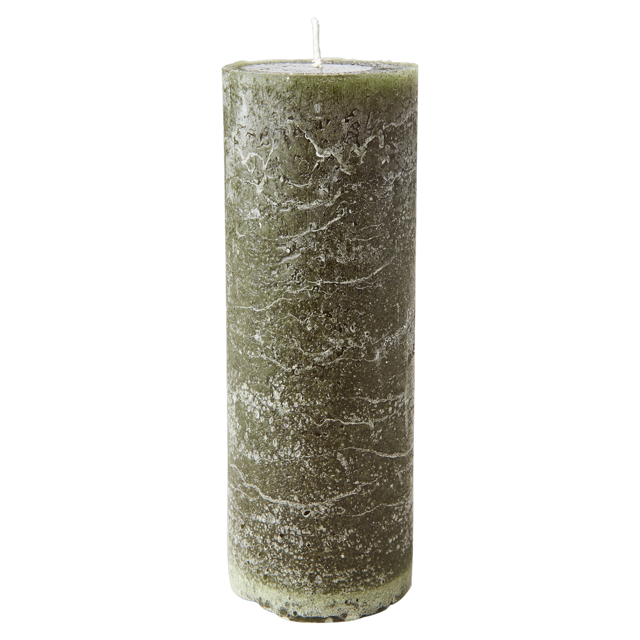 Green 7 x 20 cm Pillar Candle