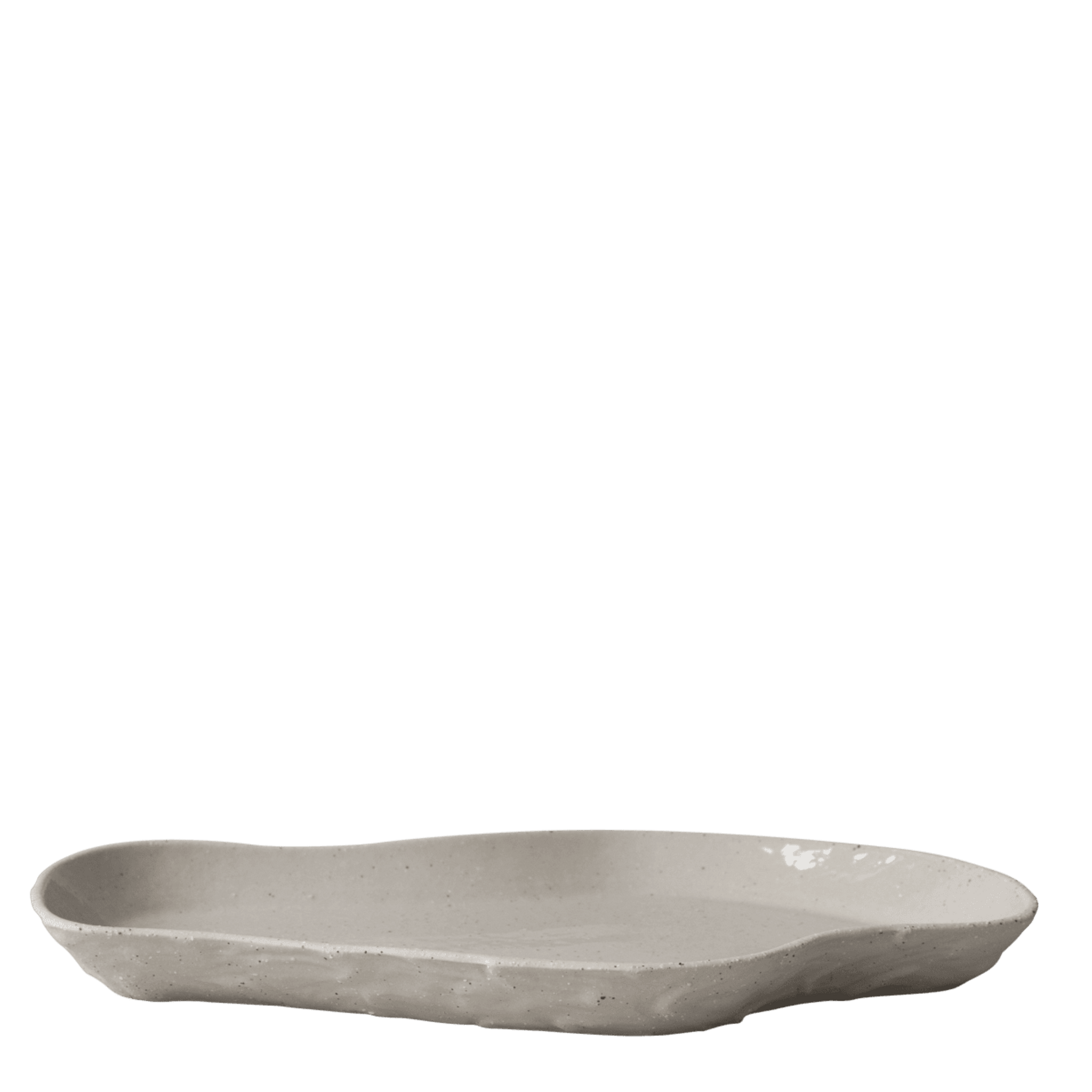 Large Speckle Ceramic Ripple Tray