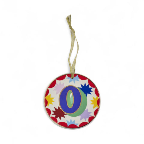 O - Ceramic Alphabet Bauble