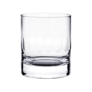 Pair Of Whisky Glasses With Lens Design