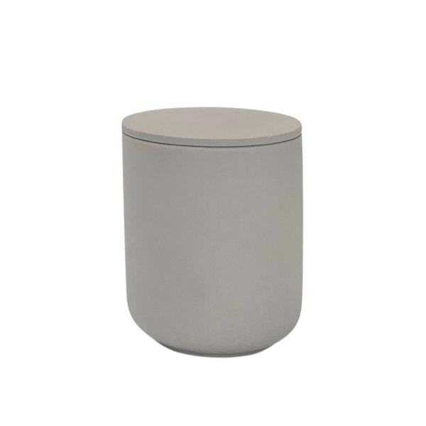 E&O Amber & Tonka Bean Ceramic Candle With Lid