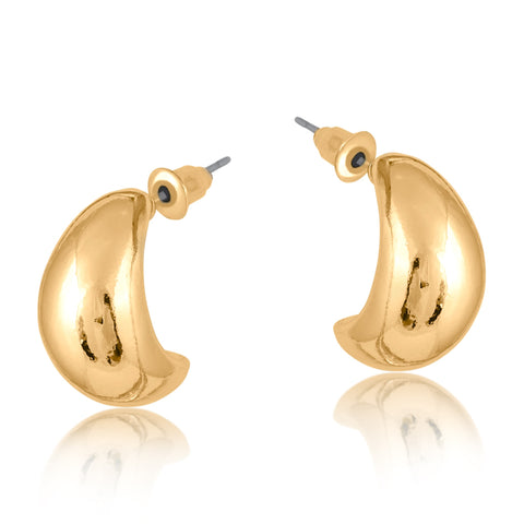 Petal Shape Stud Earrings