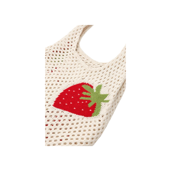 Strawberry Crochet Tote