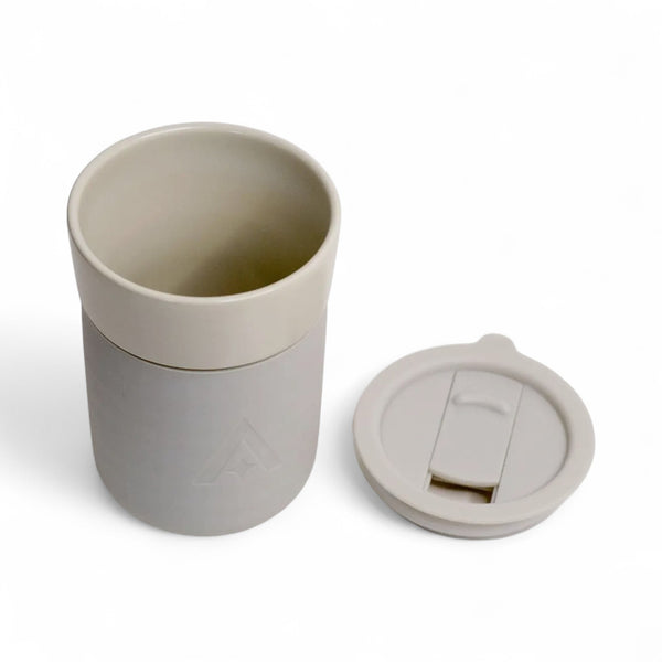 Stone Ceramic Travel Mug With Lid
