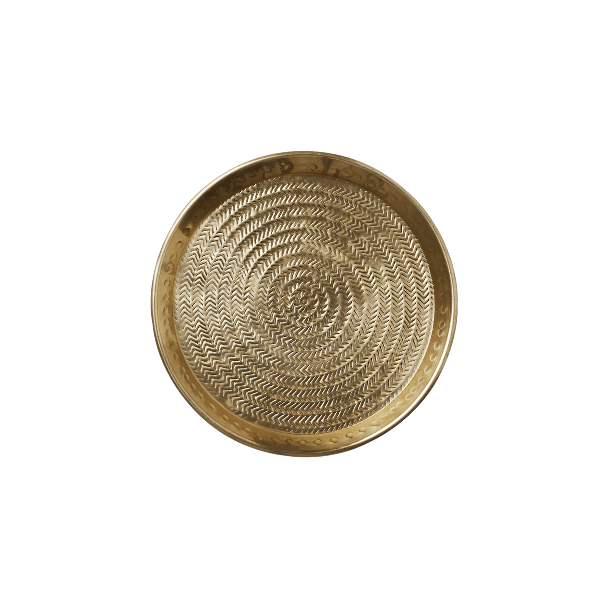 Brass Round Tray