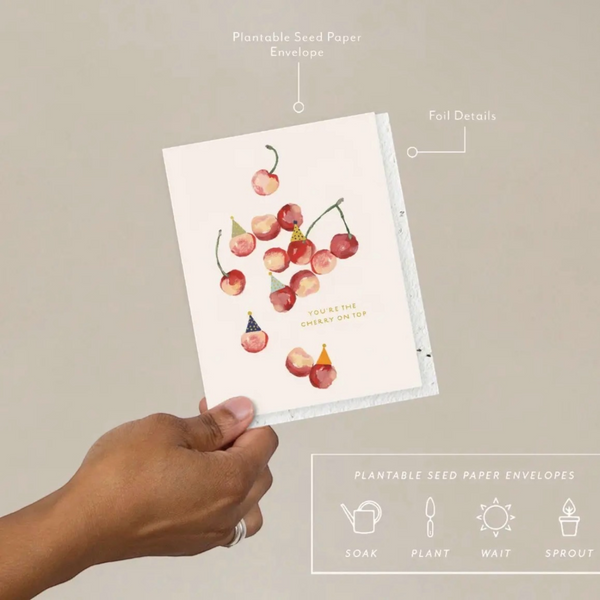 Cherry On Top Birthday Card