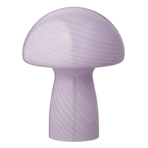 Lavender Mushroom Lamp
