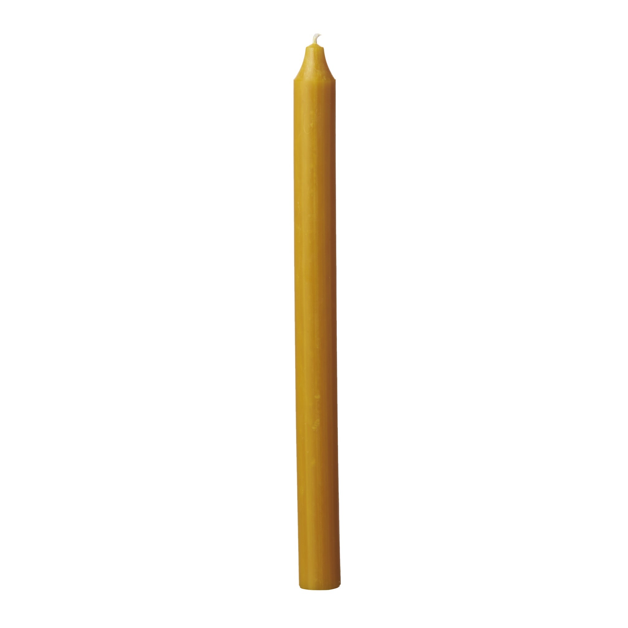 Pack of 6 Mustard Rustic Candles