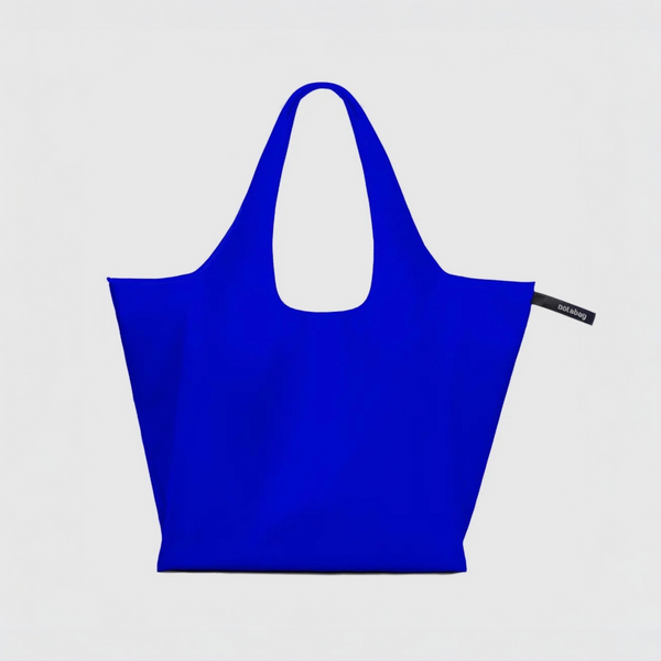 Royal Stripes Foldable Recycled Tote Bag