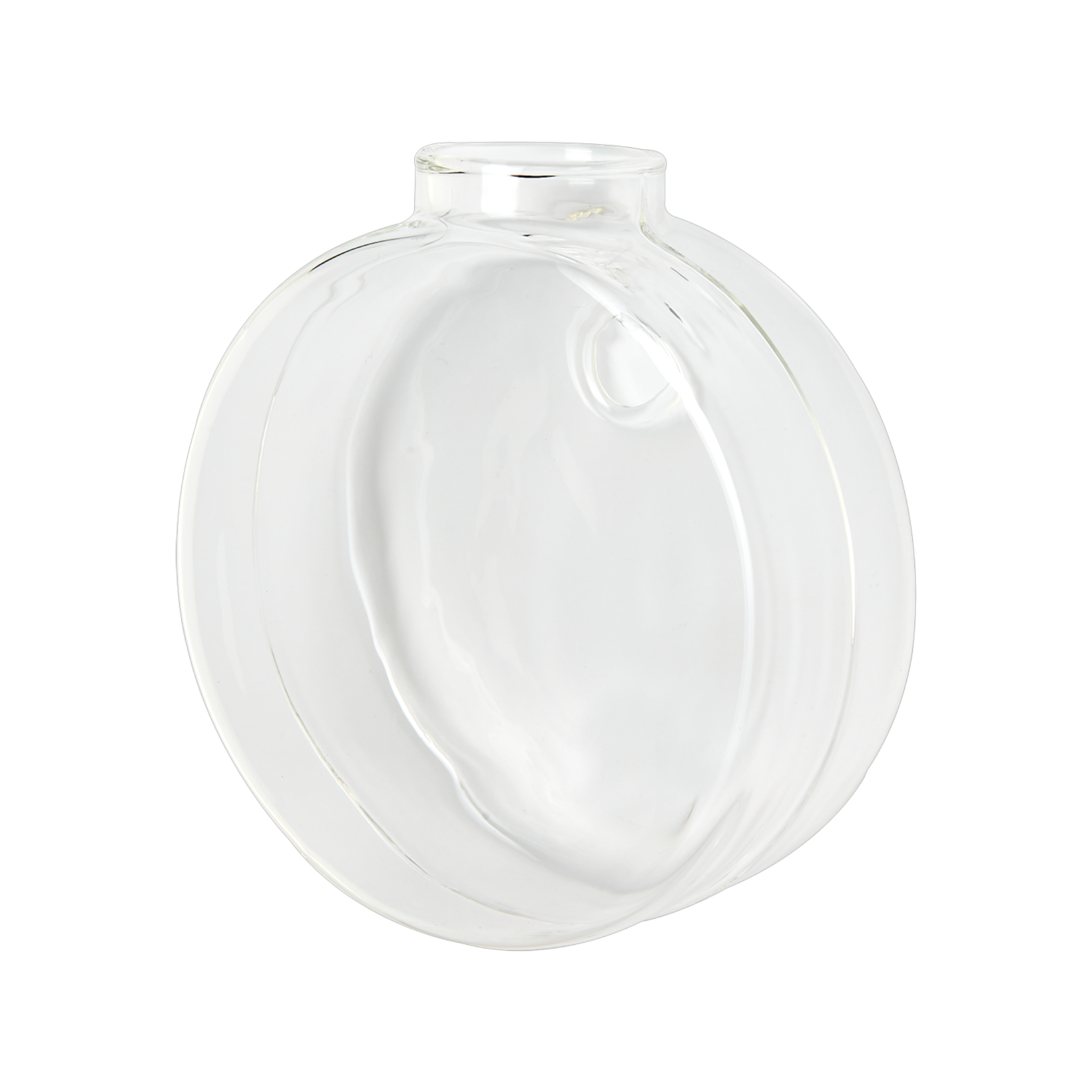 M Round Glass Wall Vase