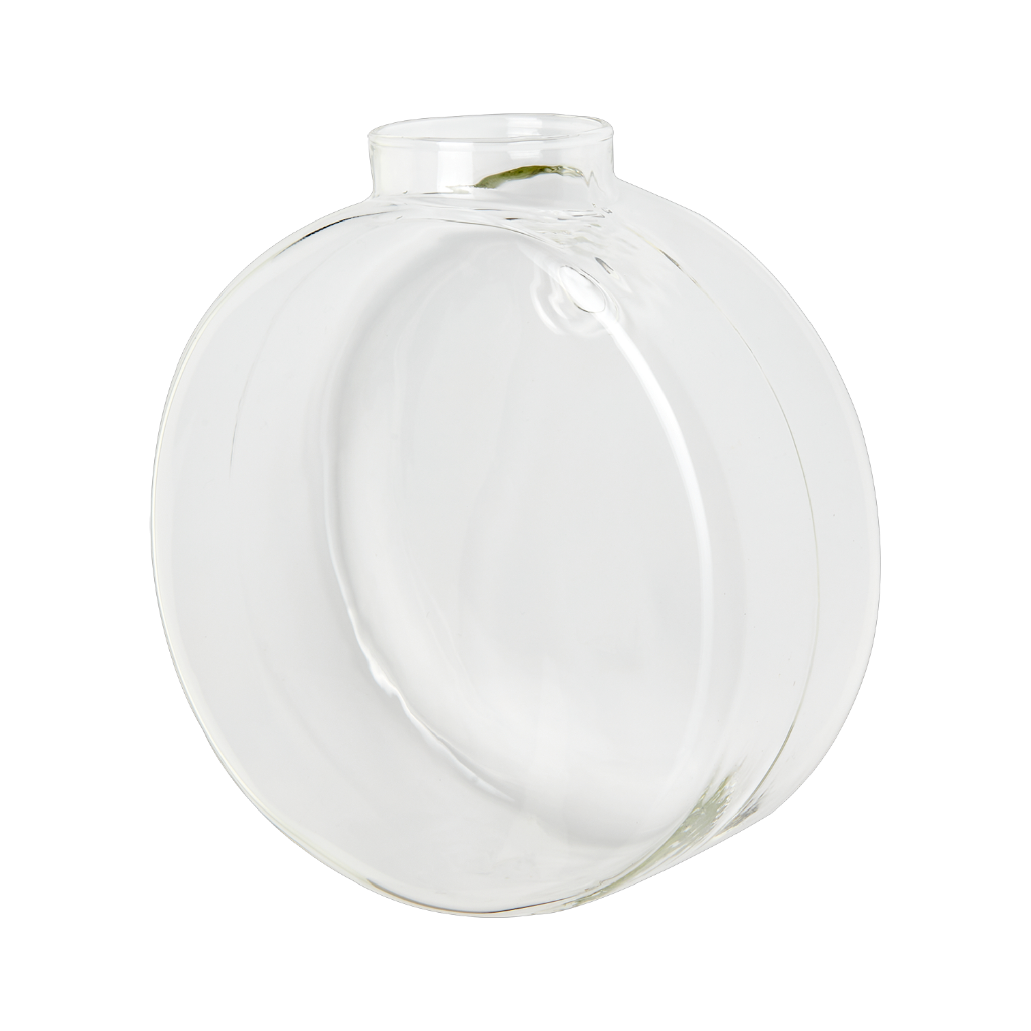 L Round Glass Wall Vase