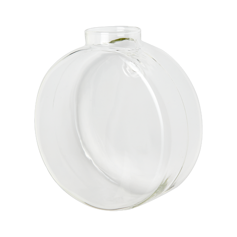 L Round Glass Wall Vase
