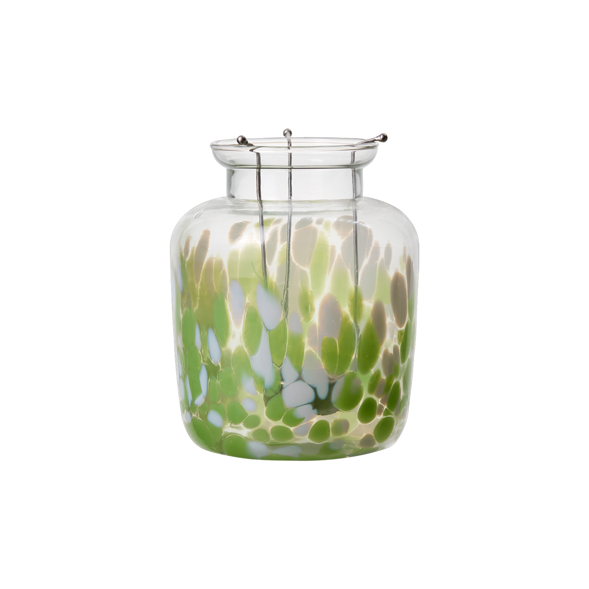 Green Confetti Tealight Holder / Vase