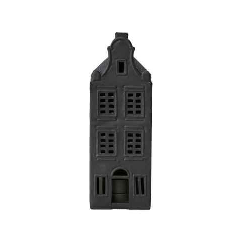 Black Curved Tealight House