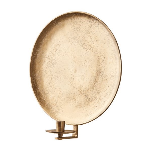 Brass Plate Candle Holder