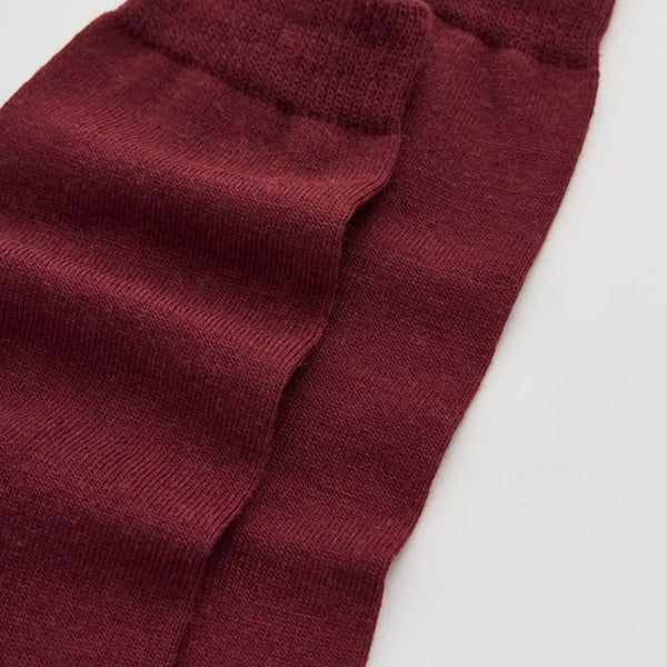 Dark Plum Merino Socks