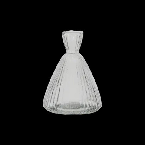 Cone Glass Bud Vase