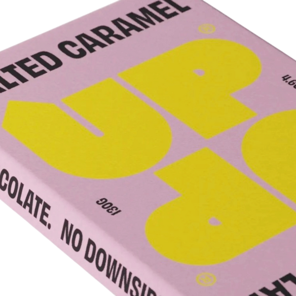 Salted Caramel Up Up Milk Chocolate Bar 120G