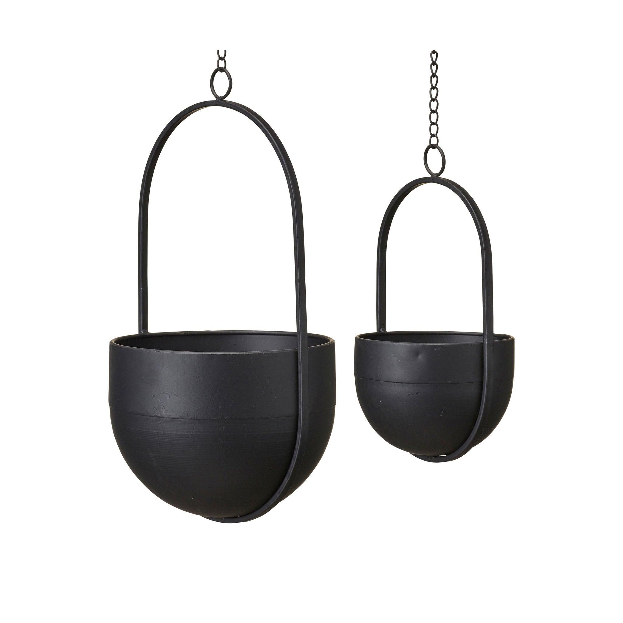 Black Hanging Plant Pot