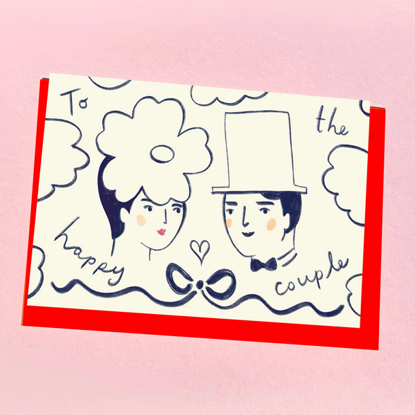 Happy Couple Greeting Card