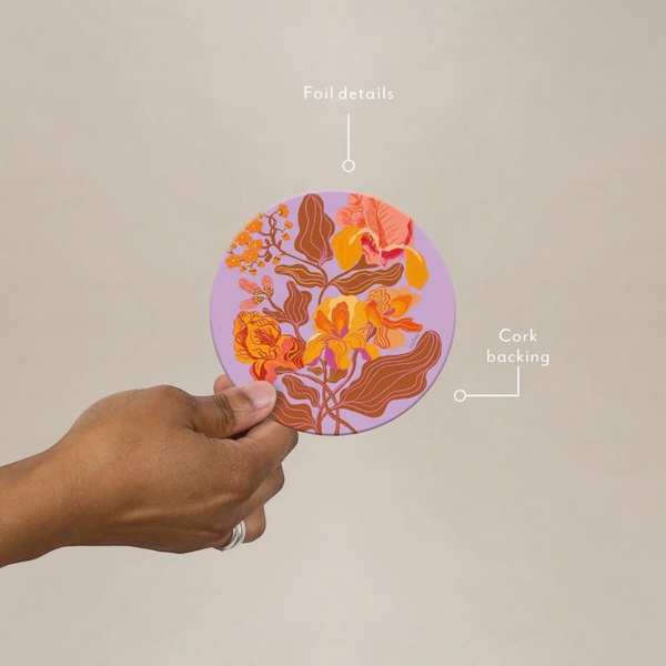 Groovy Floral Coaster