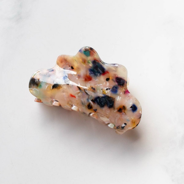 Eco Cloud Hair Claw Clip - Rainbow