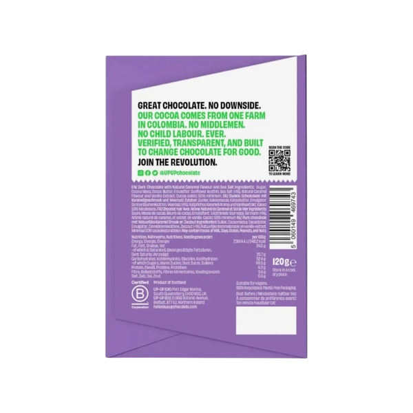 Dark Caramel Up Up Chocolate 120G