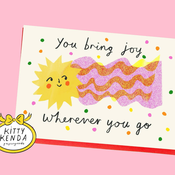 You Bring Joy Star Greeting Card
