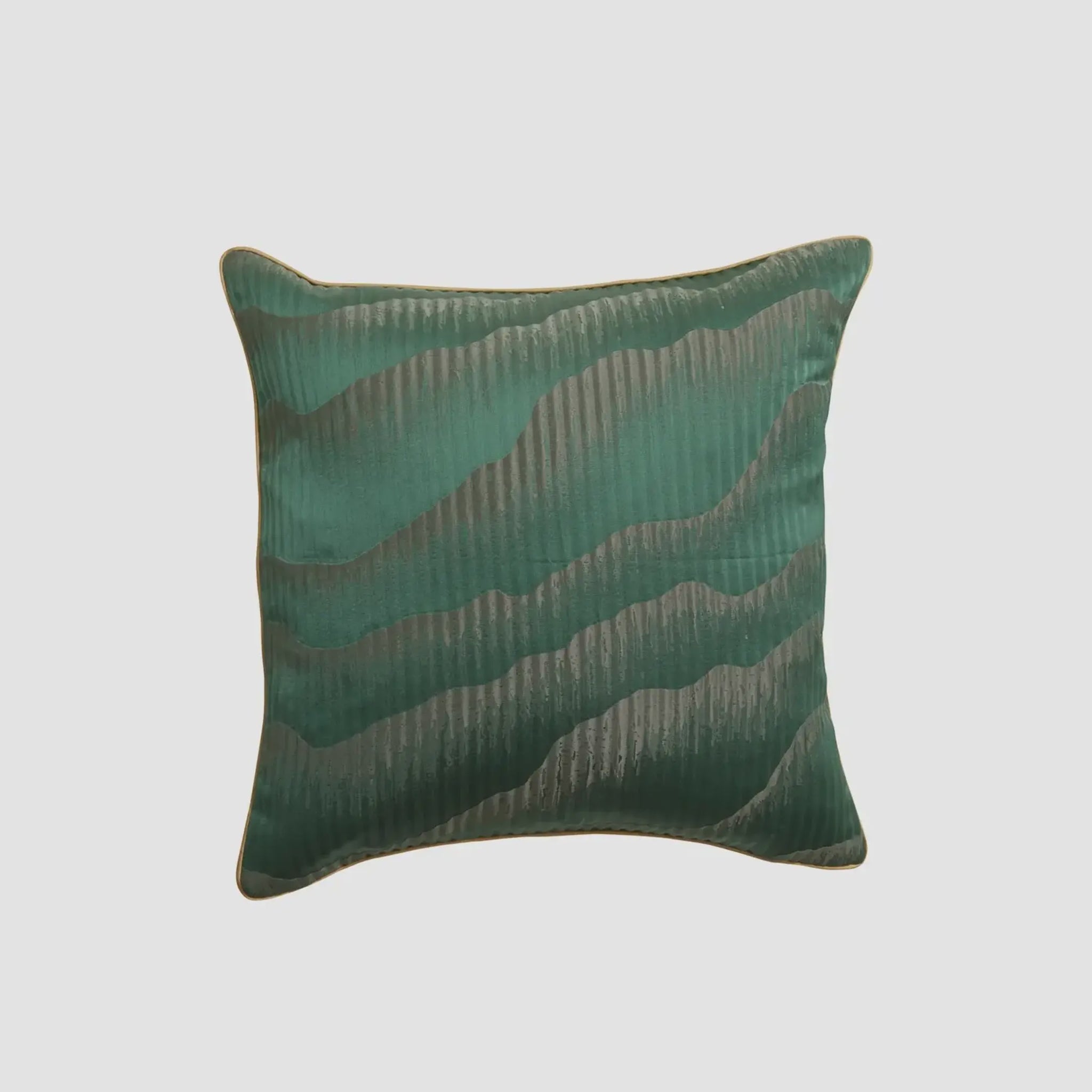 Green Jacquard Cushion