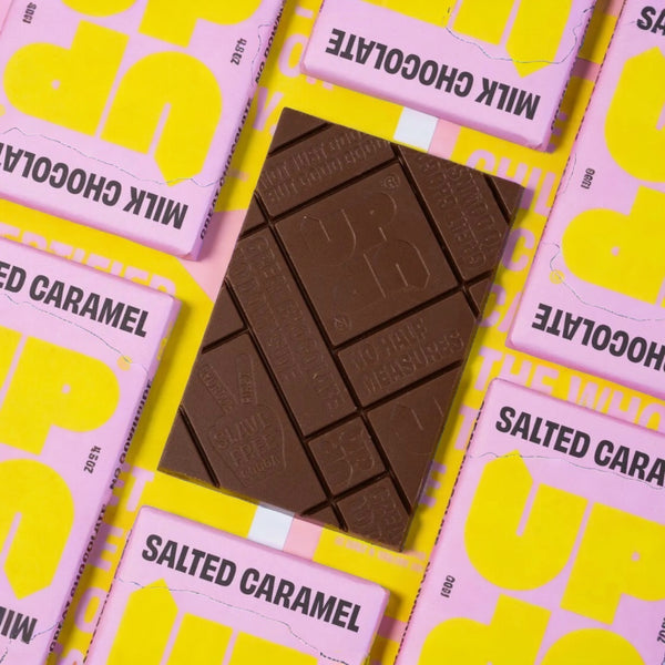 Salted Caramel Up Up Milk Chocolate Bar 120G