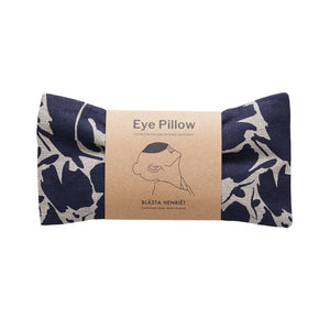 Navy Creatures Linen Wheat Eye Pillow