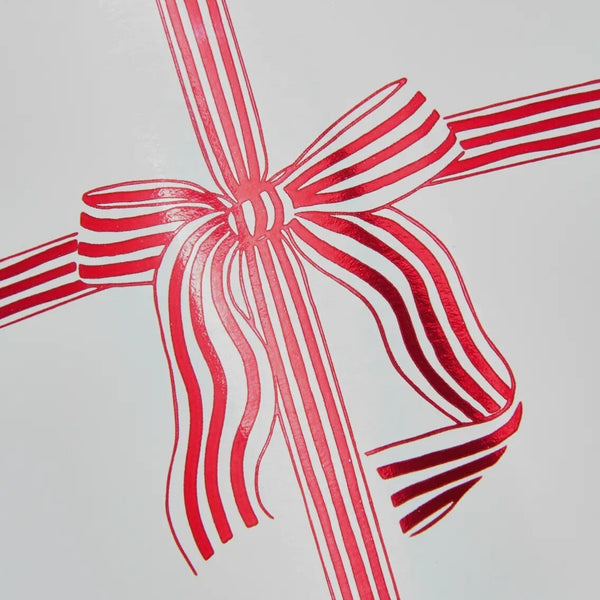 10 Foot Red Foil Bow Wrapping Roll