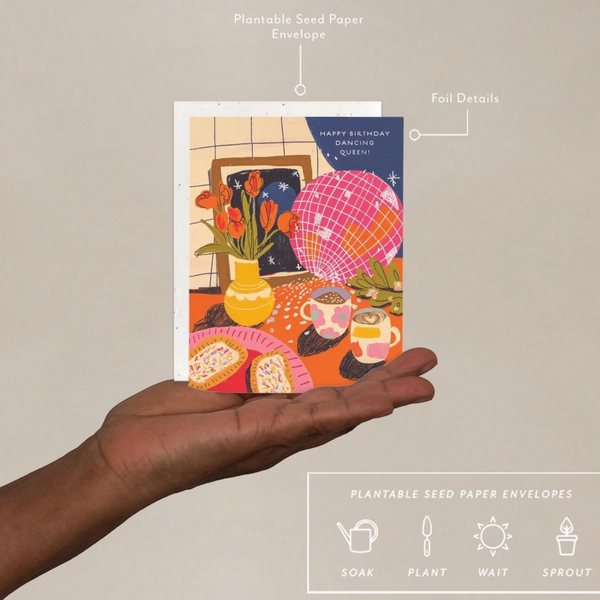Disco Birthday Birthday Card