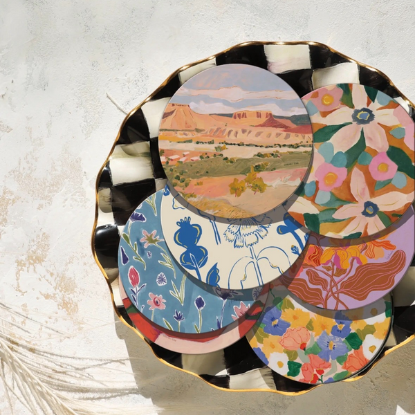 Groovy Floral Coaster