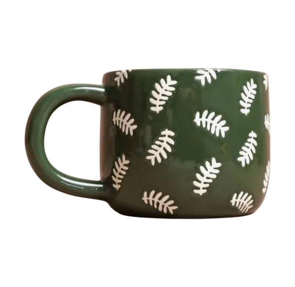 Ceramic Green Leafy Dad Mug