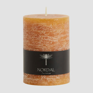 7 x 10 Amber Pillar Candle