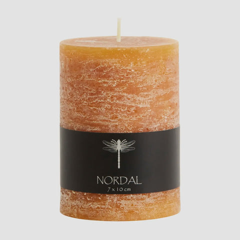 7 x 10 Amber Pillar Candle