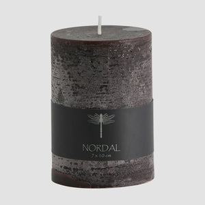 7 x 10 Burgundy Pillar Candle