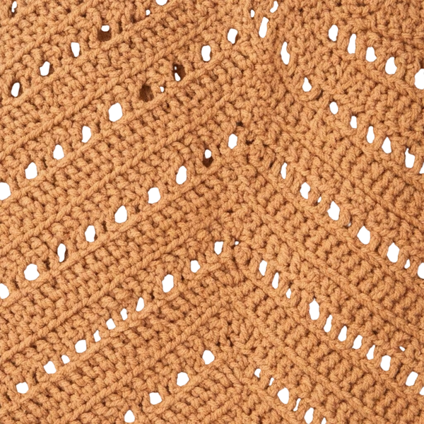 Camel Crochet Bag