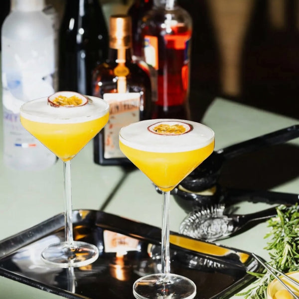 S/2 Clear Martini Cocktail Glasses