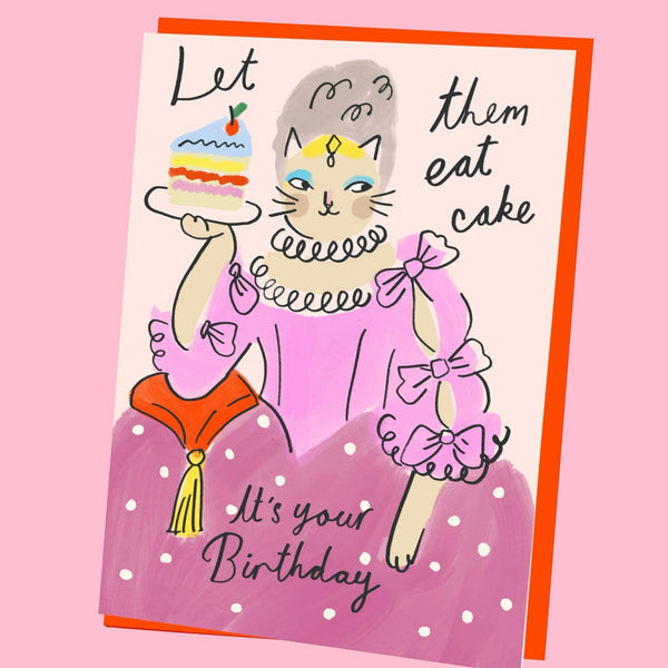 Kitty Antoinette Birthday Greeting Card