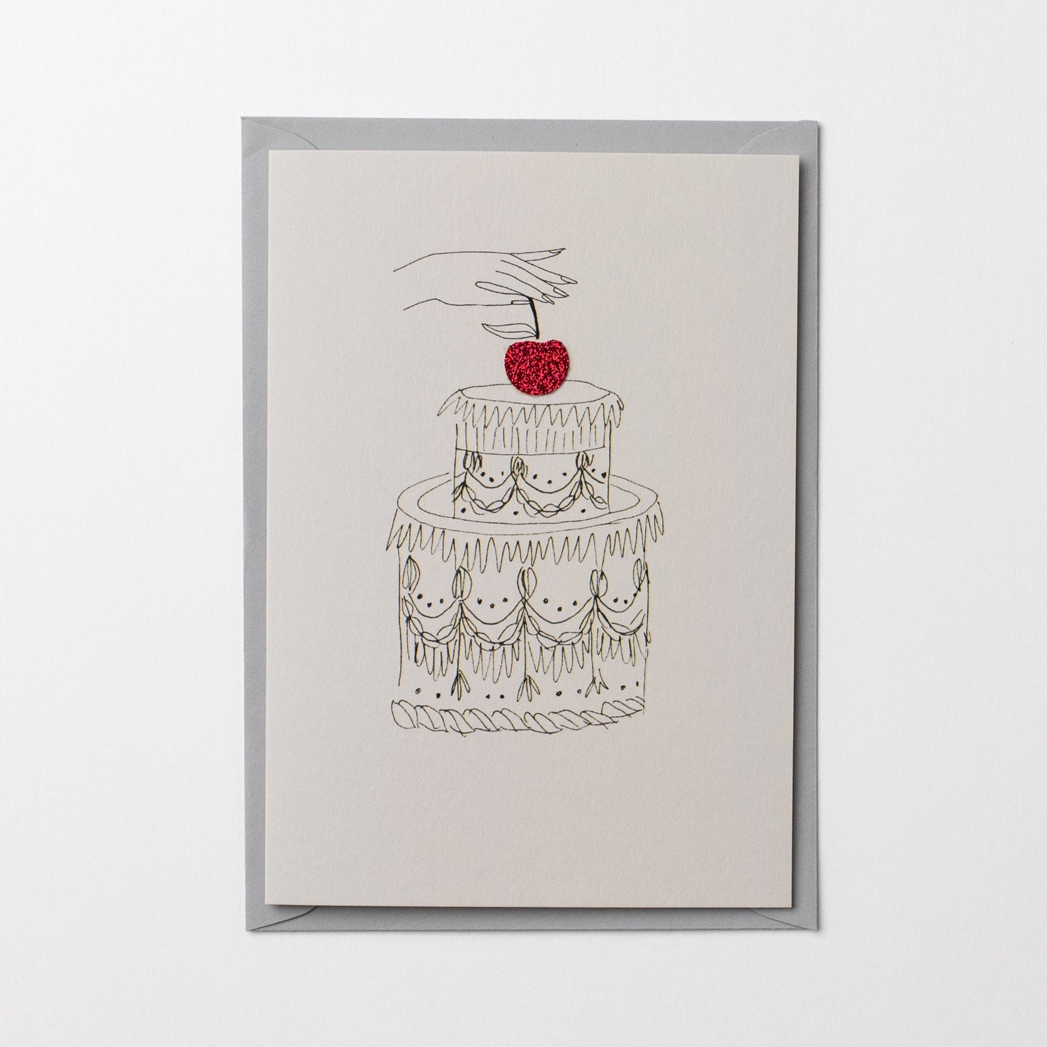 Cherry On The Cake Birthday Card