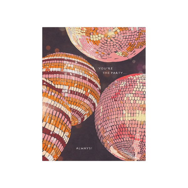 Disco Birthday Card
